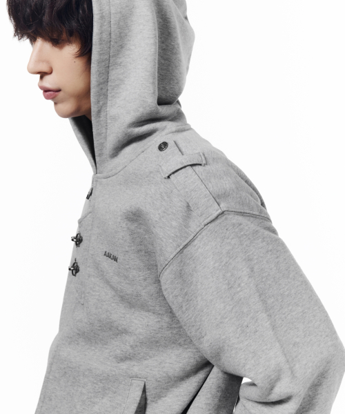 Fireman Hook Hoodie Zip-Up (Gray)