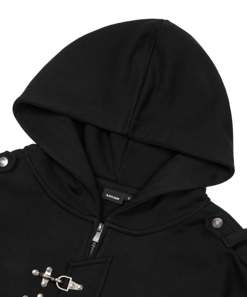 Fireman Hook Hoodie Zip-Up (Black)