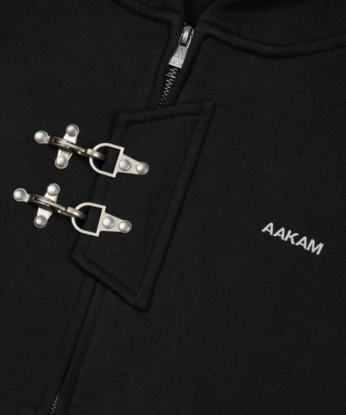 Fireman Hook Hoodie Zip-Up (Black)