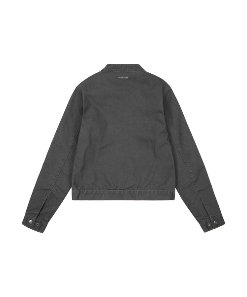 Napoleon Corded Washed Jacket (Charcoal)