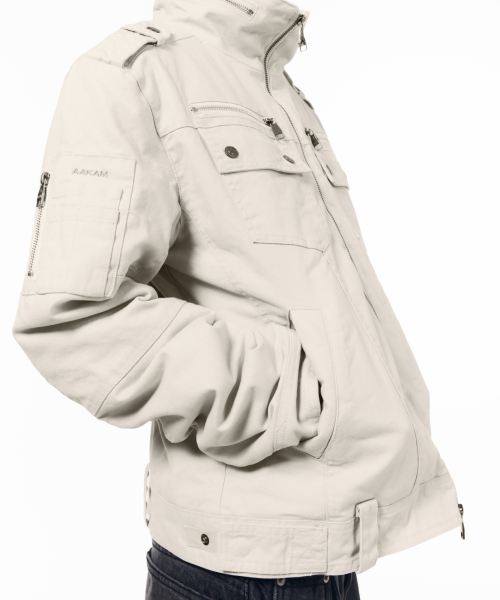 Napoleon Corded Washed Jacket (Black)