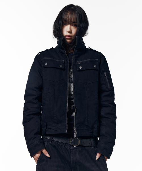 Padded Tactical Field Jumper (Black)