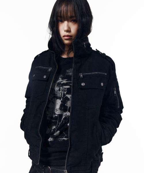 Padded Tactical Field Jumper (Black)