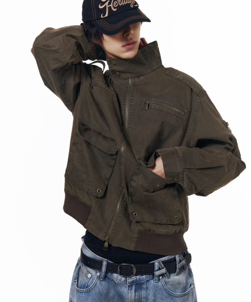 Waxed Hunting Jacket (Brown)