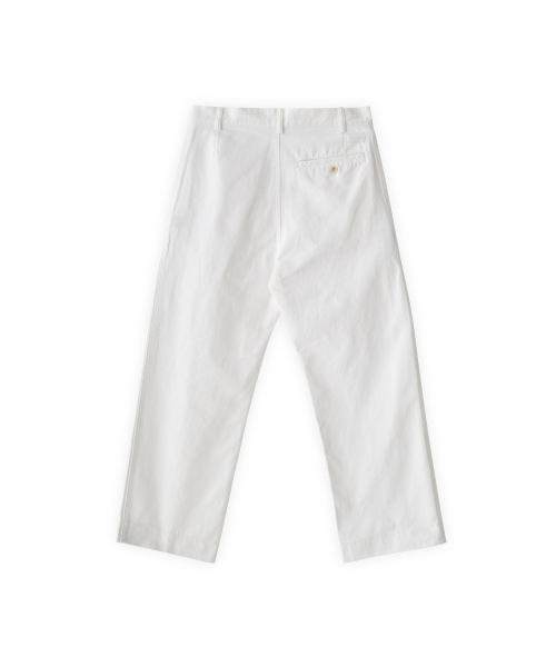 003 washed cotton crop pants in coconut