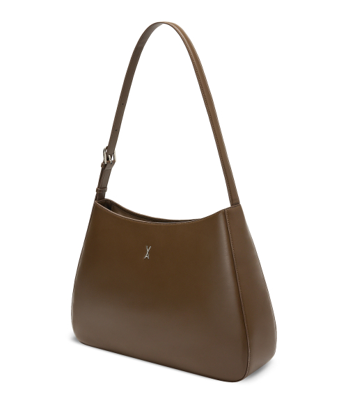 Run BELLO Hobo Bag Large Dark Brown