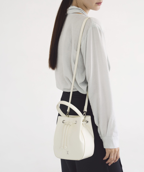 Mirel Small Bucket Bag Ivory
