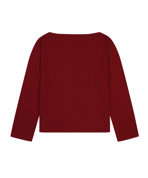 OFF-SHOULDER LOOSE FIT SET [RED]