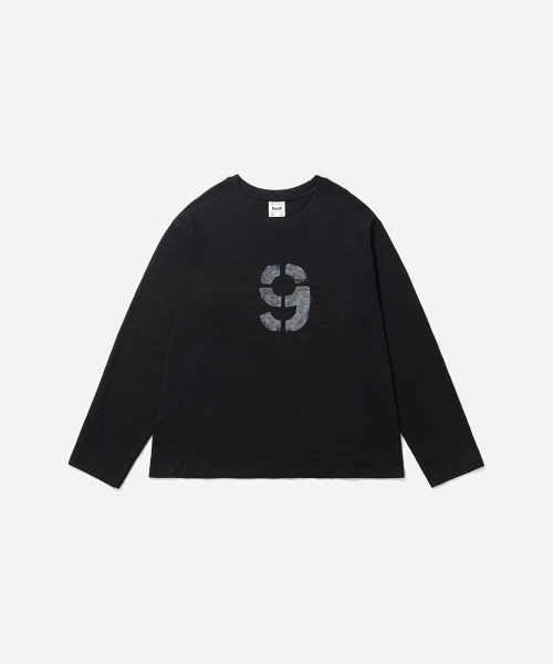 Nine - L Sleeve T-Shirt Black