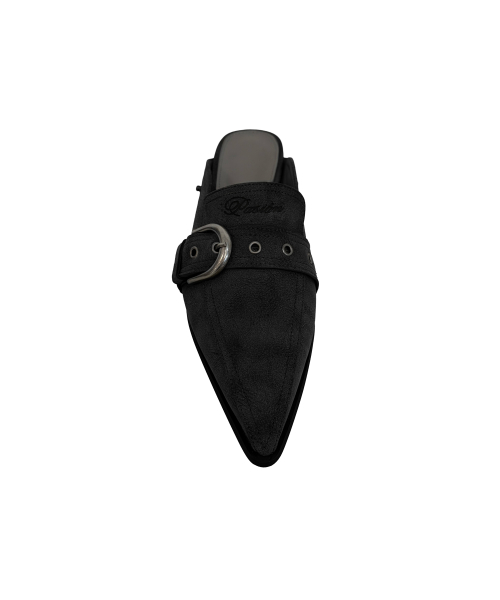 Wrinkled 2Way Stiletto Boots_Black