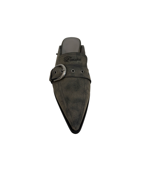 Wrinkled 2Way Stiletto Boots_Dirty Brown