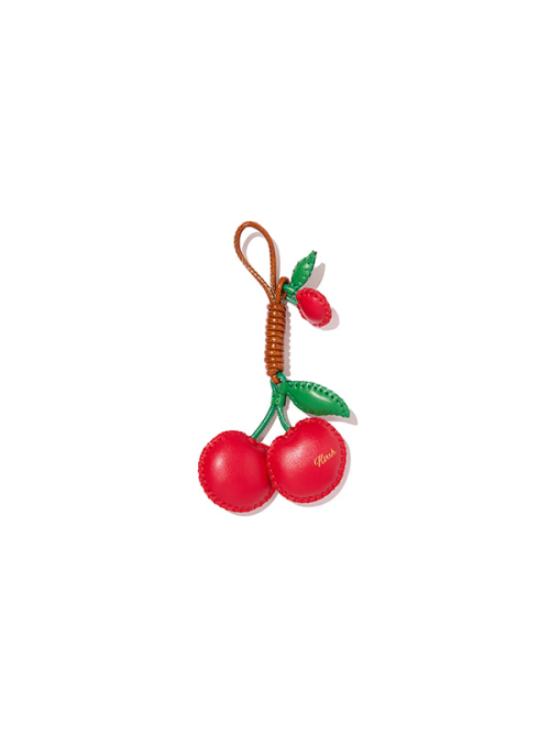 SMALL CHERRY BAG CHARM(RED)