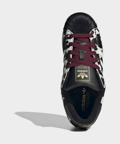 SUPERSTAR II W CBLACK/OWHITE/MAROON