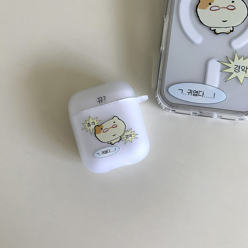 충격 경악 귀엽다 에어팟 버즈 케이스
