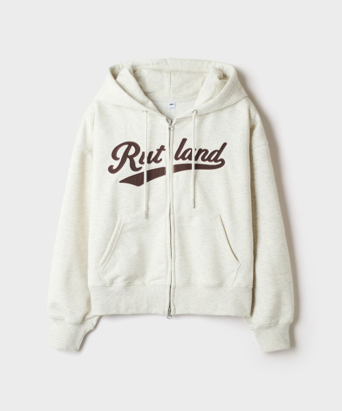 RUTLAND 크롭 후드집업_SPMZG49G50