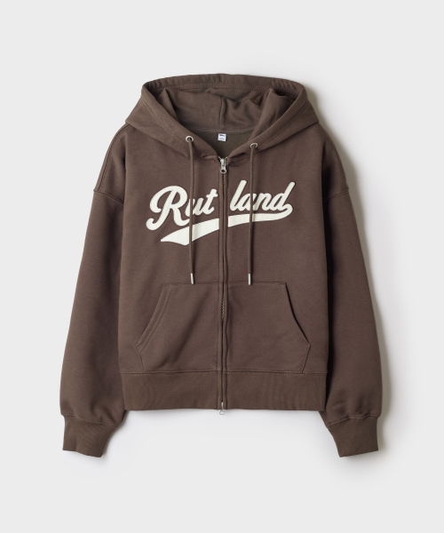 RUTLAND 크롭 후드집업_SPMZG49G50