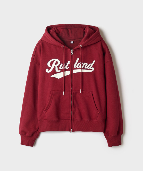 RUTLAND 크롭 후드집업_SPMZG49G50