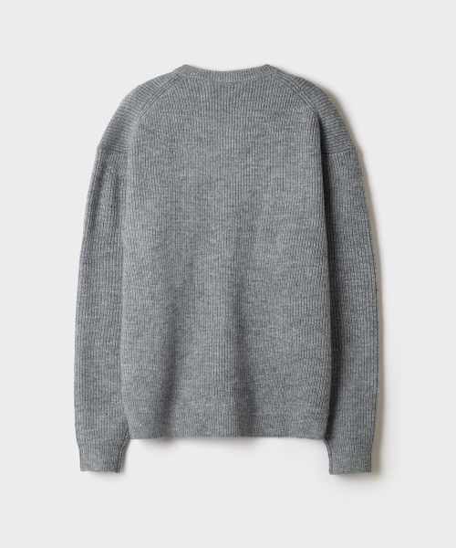 [Soft Yarn] Fuzzy Round-Neck Cardigans_SPCKG4TC01
