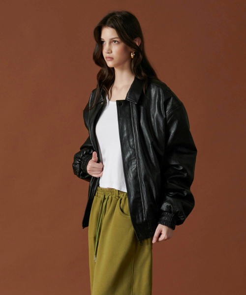 (unisex) Wish Leather Jacket