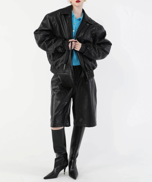 (unisex) Wish Leather Jacket
