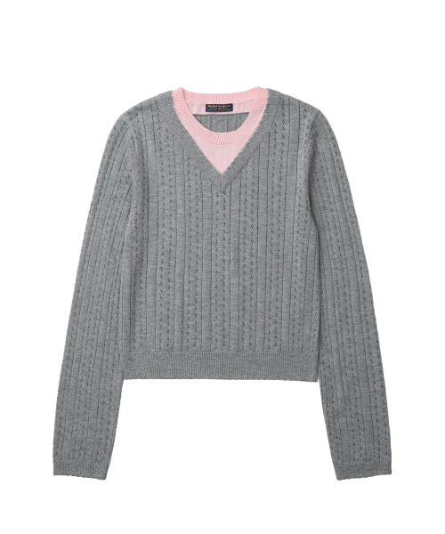 LACE PULLOVER - 2 colors