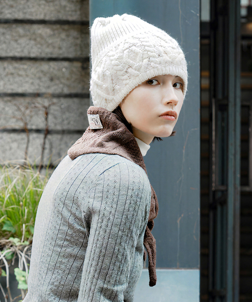 HEART CABLE BEANIE - 4 colors