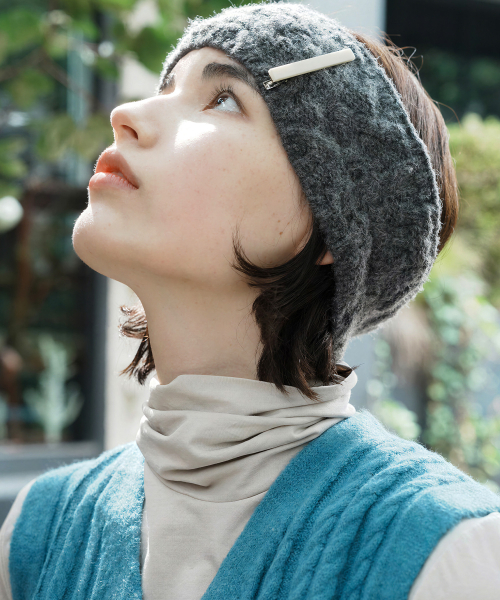 HEART CABLE HAIRBAND & NECK WARMER - 4 colors