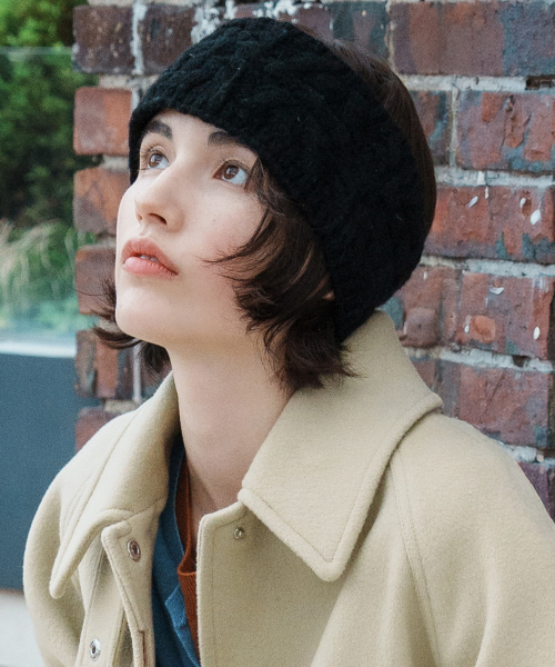 HEART CABLE HAIRBAND & NECK WARMER - 4 colors