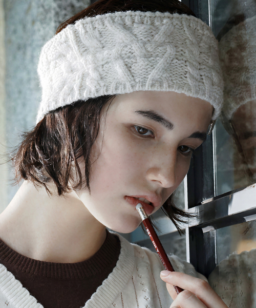 HEART CABLE HAIRBAND & NECK WARMER - 4 colors
