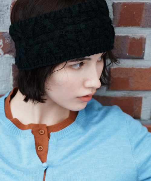 HEART CABLE HAIRBAND & NECK WARMER - 4 colors