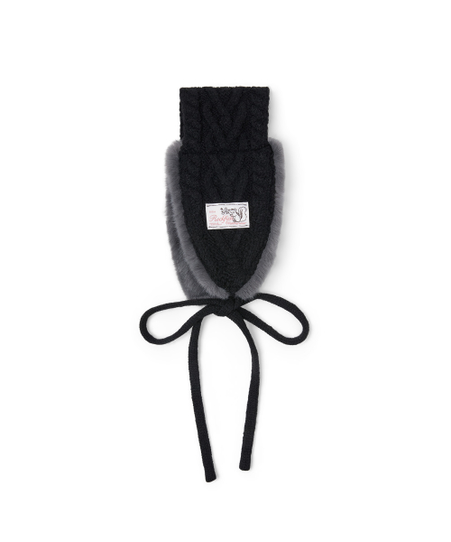 HEART CABLE EARMUFF - 4 colors