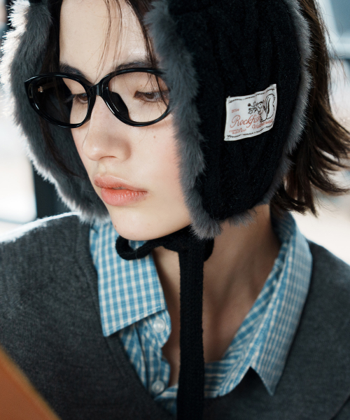 HEART CABLE EARMUFF - 4 colors