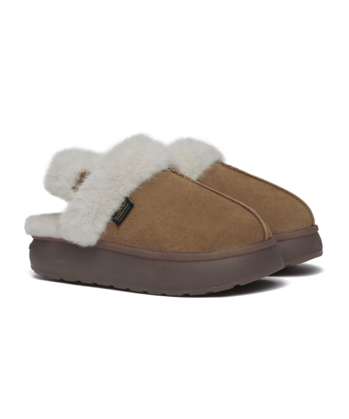 CLOUDY FUR SLINGBACKS - 7 colors