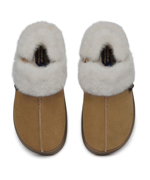 CLOUDY FUR SLINGBACKS - 7 colors