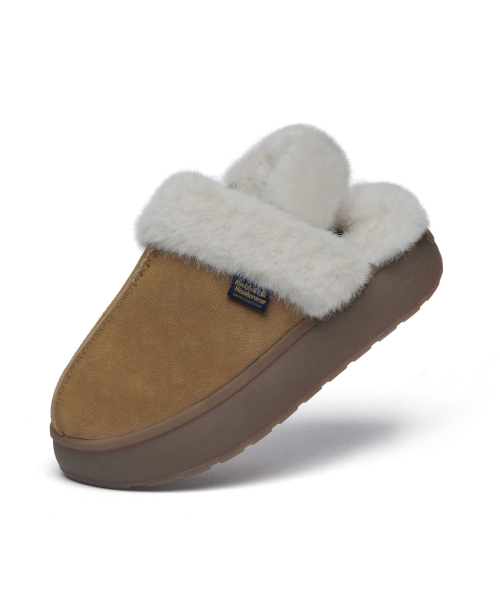 CLOUDY FUR SLINGBACKS - 7 colors