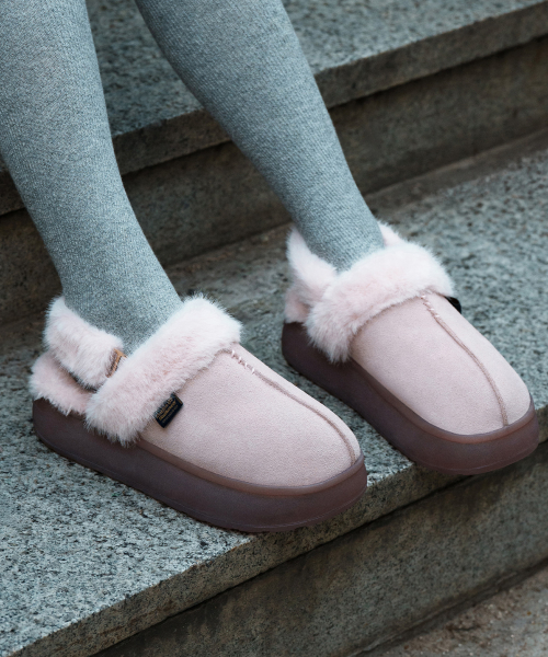 CLOUDY FUR SLINGBACKS - 7 colors