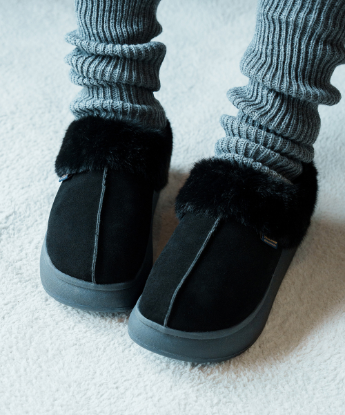 CLOUDY FUR SLINGBACKS - 7 colors