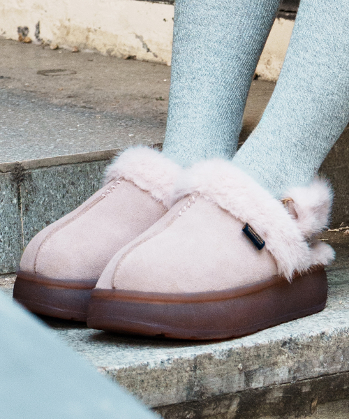 CLOUDY FUR SLINGBACKS - 7 colors