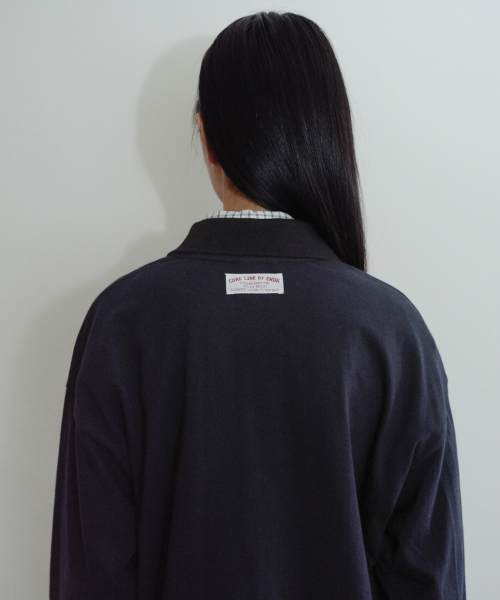 [CORE] SOLID RUGBY SHIRT - NAVY