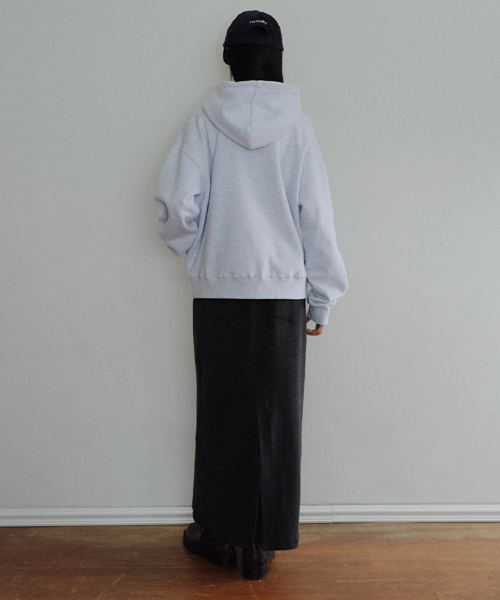 [CORE] ENOR CORE HOODIE - LIGHT GREY