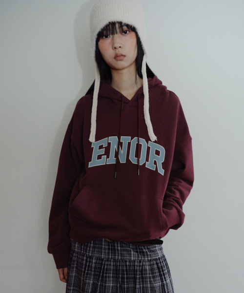 [CORE] ENOR CORE HOODIE - PURPLE