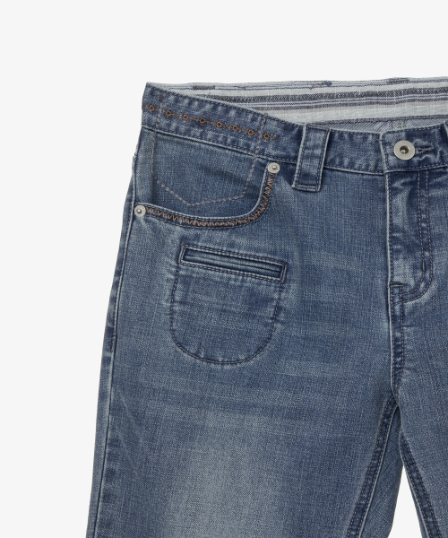 VINTAGE BOOTCUT DENIM PANTS [BLUE]