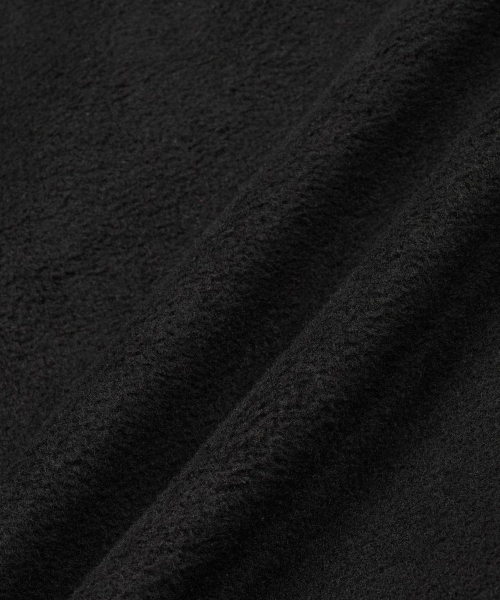 Fleece Wide-Leg Pants (Black) TNPA6F112BK