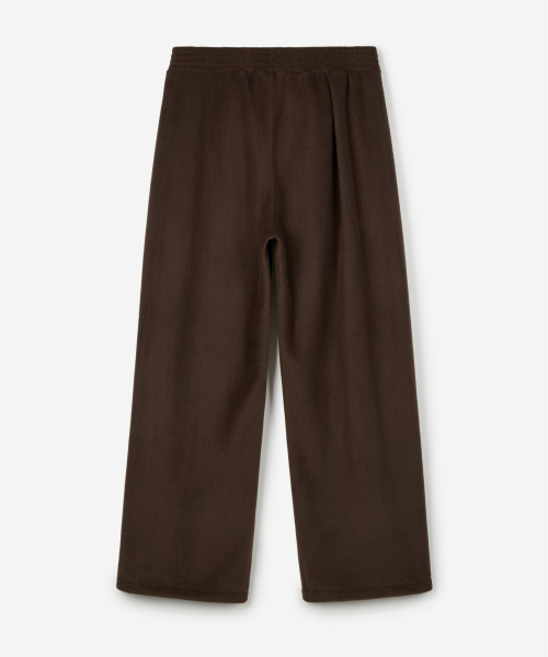 Fleece Wide-Leg Pants (Brown) TNPA6F112W2