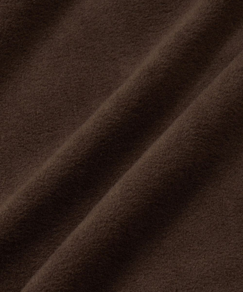 Oversized Fleece Zip-Up Jacket (Brown) TNJU6F110W2