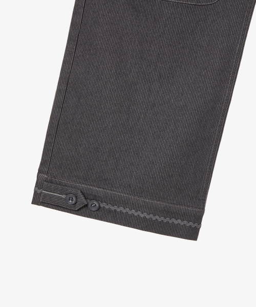 STRIPE WORK PANTS [CHARCOAL]