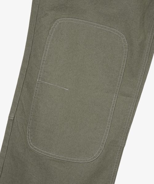 STRIPE WORK PANTS [OLIVE]