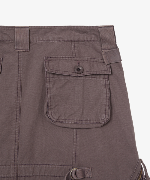 UTILITY WORK SKIRT [PURPLE]