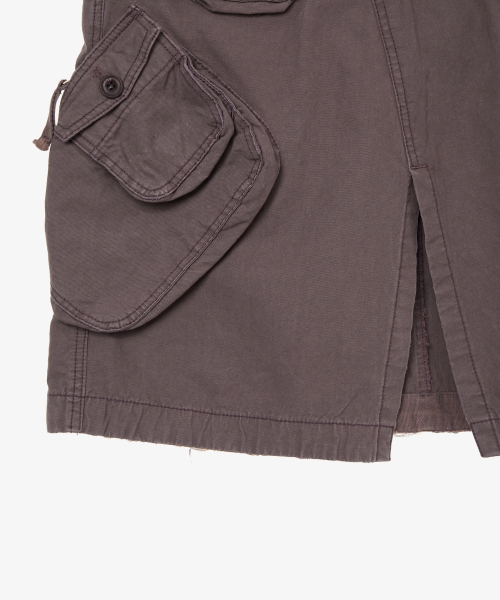 UTILITY WORK SKIRT [PURPLE]