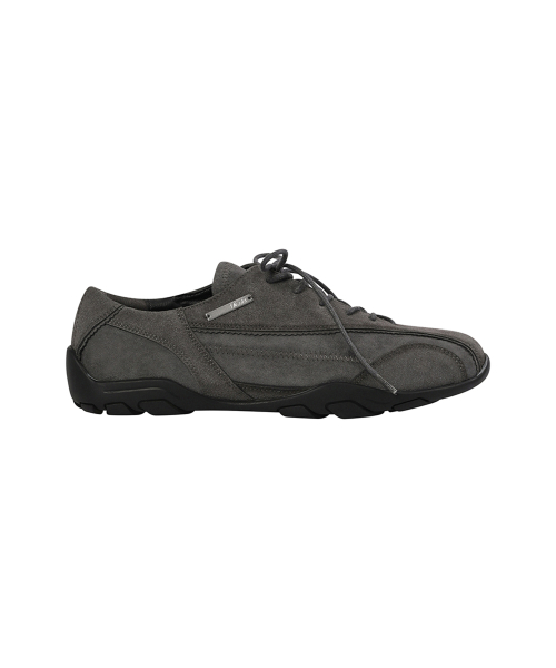 Diagonal suede sneakers CHARCOAL